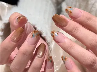 ネイル By moonネイル 🌷ワンホン/韓国風のネイルデザイン