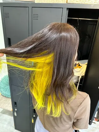 ロング カラー JOS所属・上野ハイトーン/デ ザイン✂︎touiのヘアスタイル