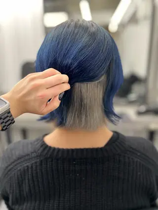 ミディアム カラー ADLLA.アドラ所属・ADLLA.新宿/ 艶髪/美髪/栗原🦋のヘアスタイル