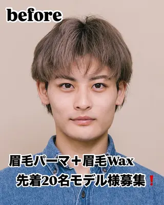 メンズ アイブロウ iLo highlight NARITA所属・髙橋 悠也 ／メンズ特化のヘアスタイル