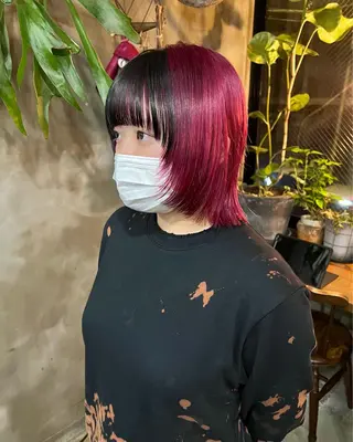 ミディアム カラー 木村陸弥 似合わせ 透明感カラー🌿のヘアスタイル