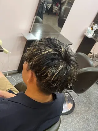 ミディアム パーマ CuMARi所属・歴7年🔥メンズ専門 100％満足させますのヘアスタイル
