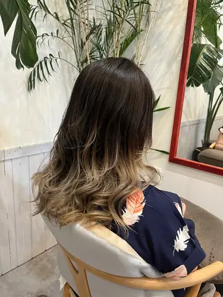 ロング カラー 金沢市/美容師/ 岡島由希美のマツエク・マツパデザイン