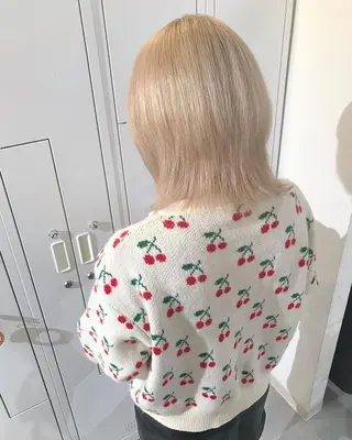 ショート カラー 髪質改善 Noe心斎橋店のヘアスタイル