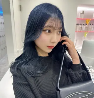 ロング 🦋韓国風カラー🦋 こうせい原宿のヘアスタイル