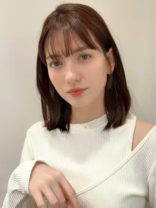 ミディアム カラー ✨髪質改善特化✨ kyousukeのヘアスタイル