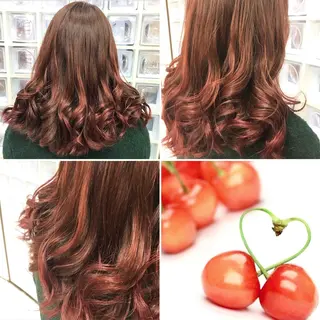 セミロング カラー "PEPPU "所属・派手髪、ハイトーン ショートヘアShinのヘアスタイル