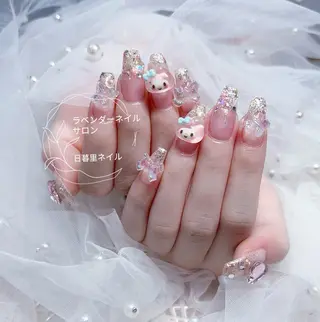 ネイル ラベンダー💖日暮里 ルル💖ネイルのネイルデザイン