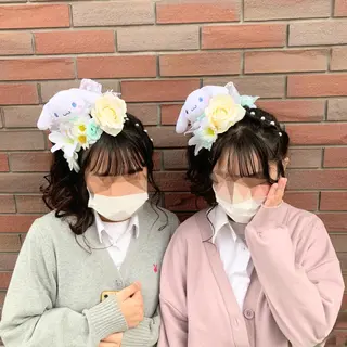 セミロング ヘアアレンジ 古沢 みづきのヘアスタイル