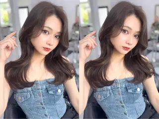 ロング 韓国ヘア 野々山 ゆうとのヘアスタイル