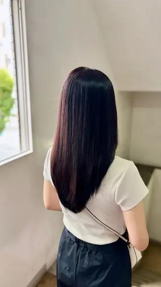 セミロング カラー 詩乃🌷🎀ピンク 暖色/ガーリー🧸のヘアスタイル