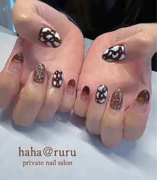 ネイル haha@ ruruのネイルデザイン