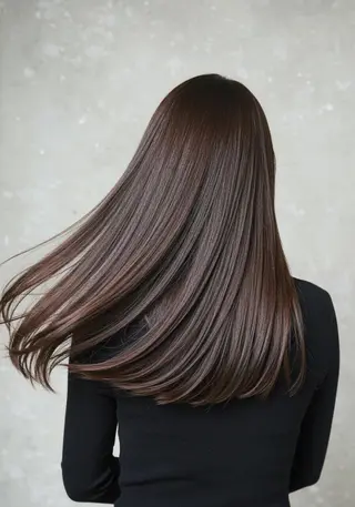 セミロング 高堰 朱羽のヘアスタイル