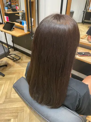 カラー 望恵🌸 韓国🇰🇷スタイルのヘアスタイル