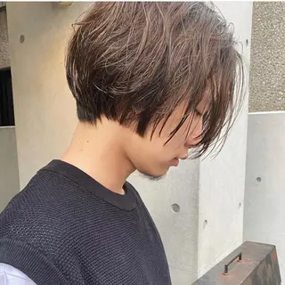 ショート パーマ やまもと さえのヘアスタイル