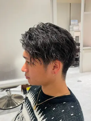 カラー パーマ メンズ メンズ似合わせ特化 🚹🔥来海のヘアスタイル