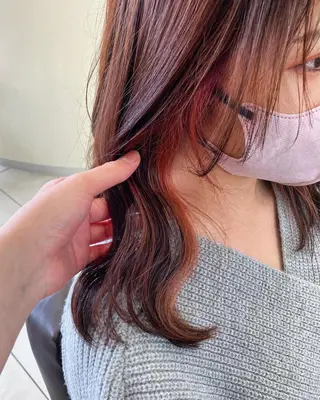 カラー 🦔Laulu 菅原綾乃のヘアスタイル