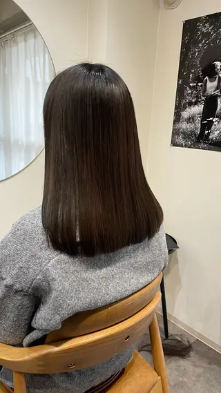 セミロング 鎌田卓也/髪質改善 /透明感カラーのヘアスタイル