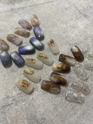 ネイル NINEnami ニュアンスネイルのネイルデザイン