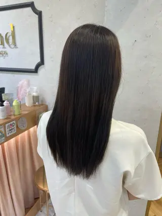 セミロング ♥️透明感×抜け感 ベージュ/佑珠♥️のヘアスタイル