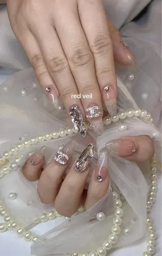 ロング ネイル 長さ出し専門 nynaのネイルデザイン