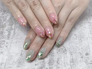 ネイル 佐藤 ニーナ★ラベンダーのネイルデザイン