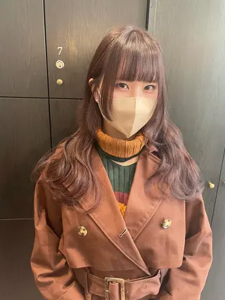 ロング カラー ヘアアレンジ SALOWIN原宿ash店所属・理想のハイトーンへ 🌙サイダサキのヘアスタイル
