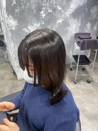 カラー 🤍ベージュ/透明感 韓国ヘア/まりん🤍のヘアスタイル