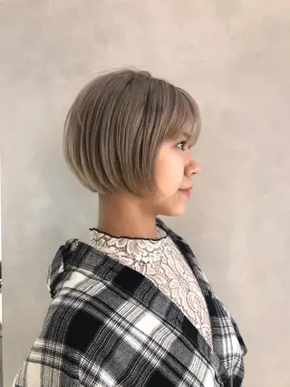 ショート 🌸ハイトーン 新田 廉 🌸のヘアスタイル