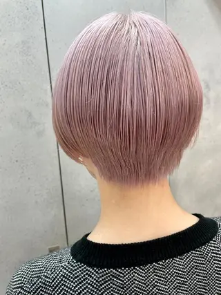 ショート カラー vain所属・パーマウルフショート 濱田匠のヘアスタイル