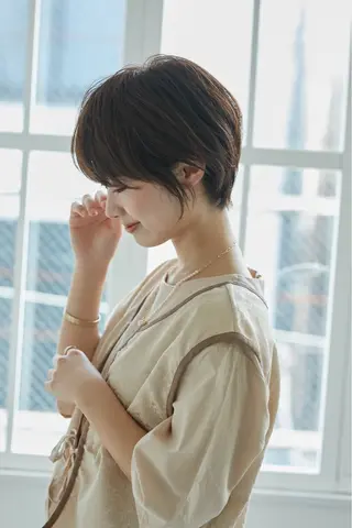 ショート カラー ショート ボブ✂︎ 髙梨  遥のヘアスタイル