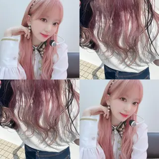 ロング カラー 韓国ヘア特化 💟 ララア 💟のヘアスタイル