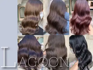 ミディアム アオガミ （前髪顔周りカット）のヘアスタイル