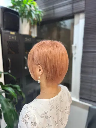 ショート 透明感カラー/似合 わせカット🤍ヒナタのヘアスタイル