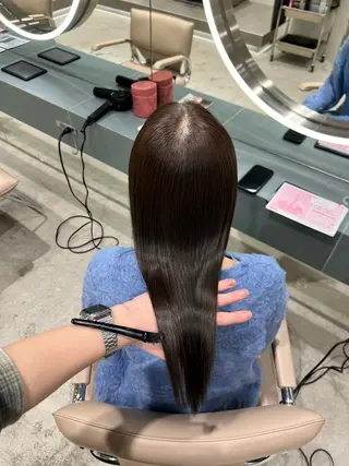 ミディアム カラー ✨髪質改善 縮毛矯正 艶髪 立川 コウキ✨のヘアスタイル