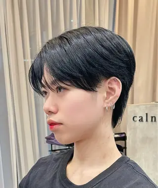 ショート カラー メンズ calna by ELMO  上ノ井のヘアスタイル