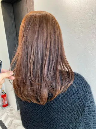 セミロング インナーカラー/レイ ヤーカット♡/マキシのヘアスタイル