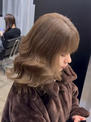 カラー meby所属・🩵福岡ブリーチなし カラー/紫音🩵のヘアスタイル