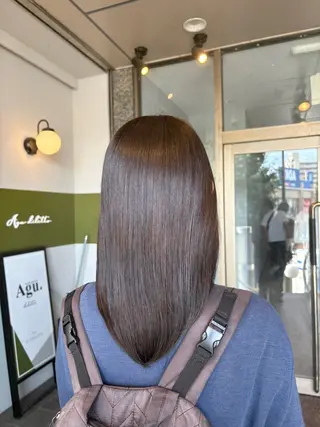 セミロング カラー Akko💋 モデル大募集です！のヘアスタイル
