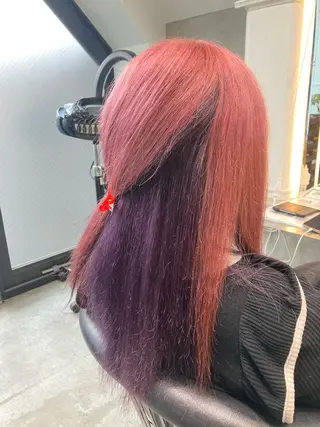 ロング ダブルカラー /垣尾颯大のヘアスタイル