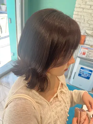 ミディアム Lee 堀江所属・Lee堀江 Yuuhaのヘアスタイル