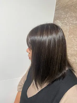 セミロング カラー hair＆make CIEL所属・武井 哉子のヘアスタイル