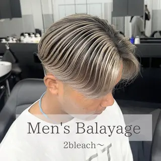 カラー メンズ レイヤーカット 海老原寛大のヘアスタイル