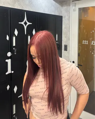 カラー 外国人風カラー ×19歳美容師ルイヤのヘアスタイル