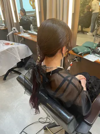ロング R by NINA かずなのヘアスタイル
