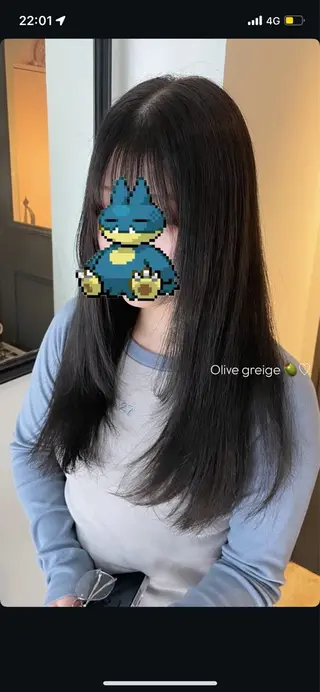 ロング おくにし はなのヘアスタイル