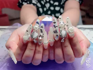 ロング 🎀CUTEE 🎀レイのネイルデザイン