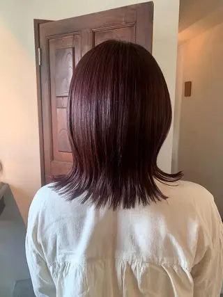 ミディアム カラー メンズ room3小出 奈央子のヘアスタイル