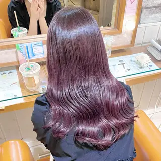 セミロング カラー 🌸小島友梨香🌸 ブリーチカラーのヘアスタイル