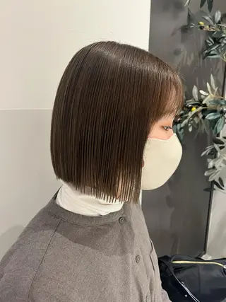 ミディアム aoi ♡グレージュ ・ベージュカラーのヘアスタイル